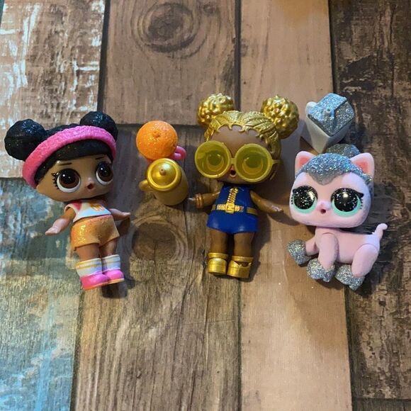 Retro, Early Edition, LOL Dolls, 3 Doll Bundle (#2) - Picture 6 of 7